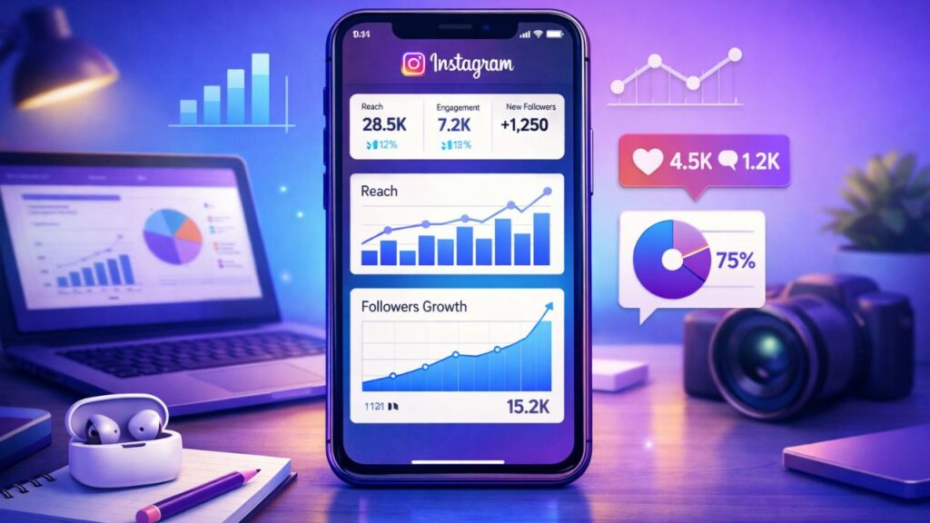 Instagram Insights Built-in Analytics Tool
