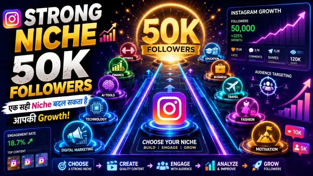 Successful Creators हमेशा एक Strong Niche चुनते हैं