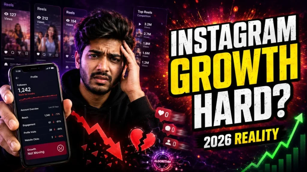Instagram Growth इतना मुश्किल क्यों लग रहा है?