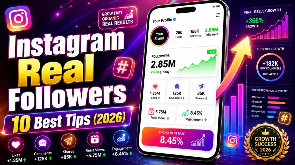 Instagram Real Followers Kaise Badhaye