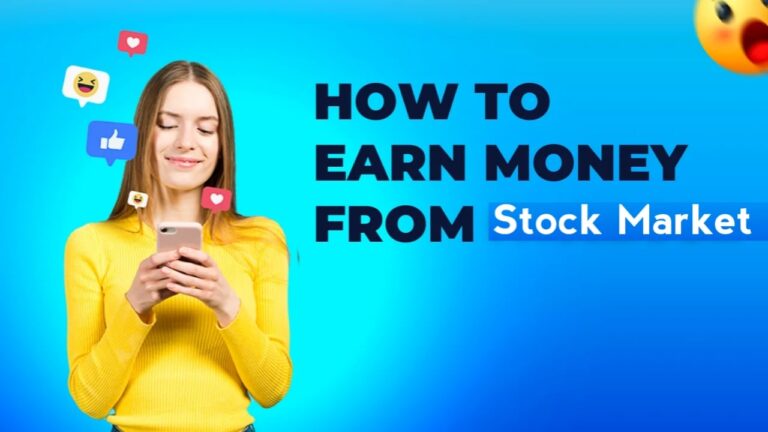 How to earn money from stock market for beginners 2024